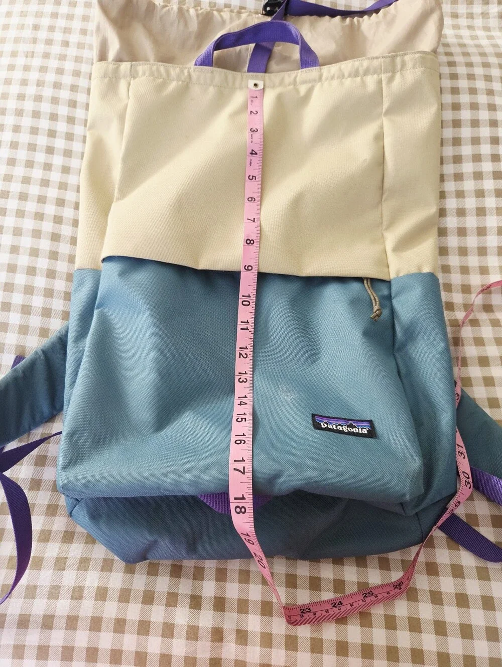 Patagonia Fieldsmith Linked Pack 25L - Teal/Beige Tasmanian Patchwork